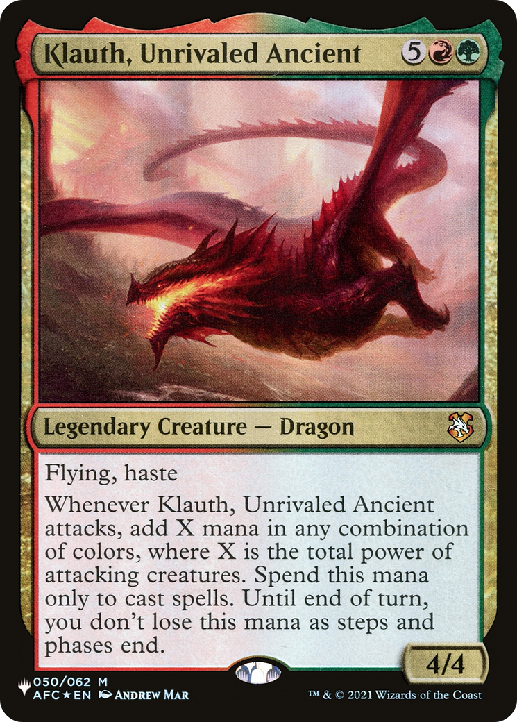 Klauth, Unrivaled Ancient [The List Reprints] | Card Citadel