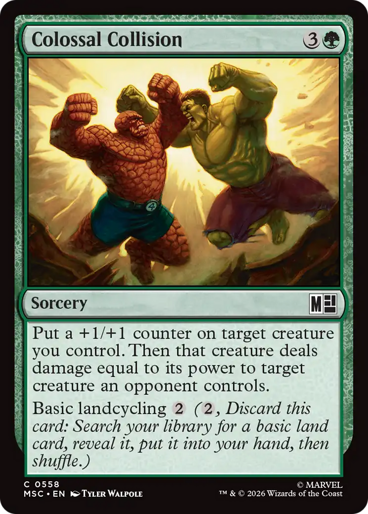 Colossal Collision [Marvel Super Heroes Commander] | Card Citadel