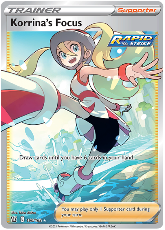 Korrina's Focus (160/163) [Sword & Shield: Battle Styles] | Card Citadel