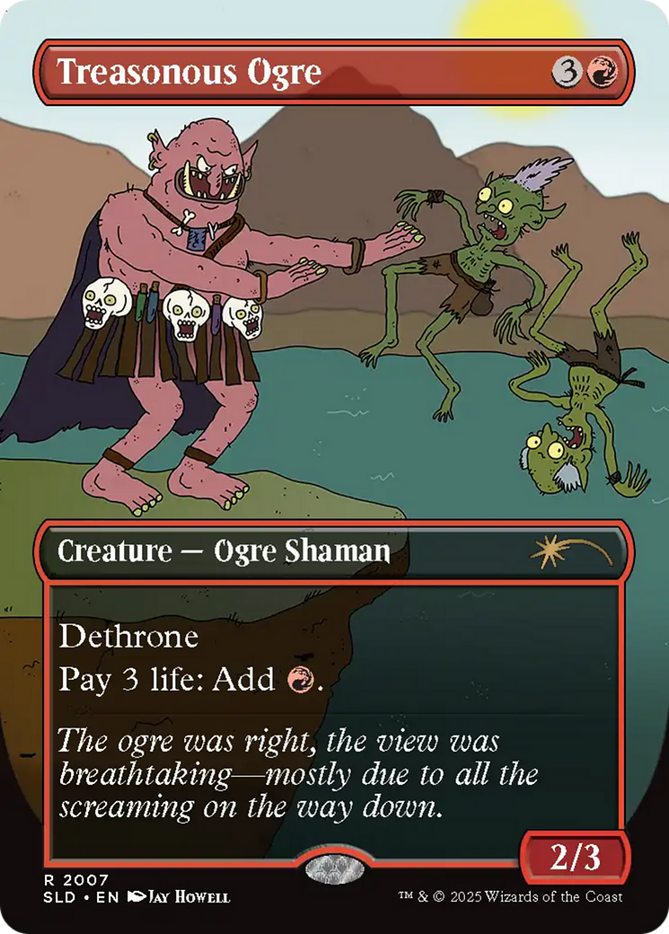 Treasonous Ogre (Rainbow Foil) [Secret Lair Drop Series] | Card Citadel