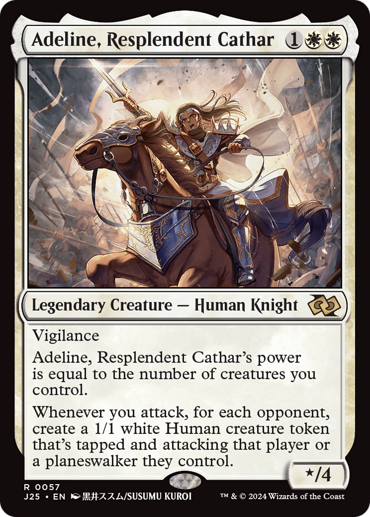 Adeline, Resplendent Cathar (Anime) [Foundations Jumpstart] | Card Citadel