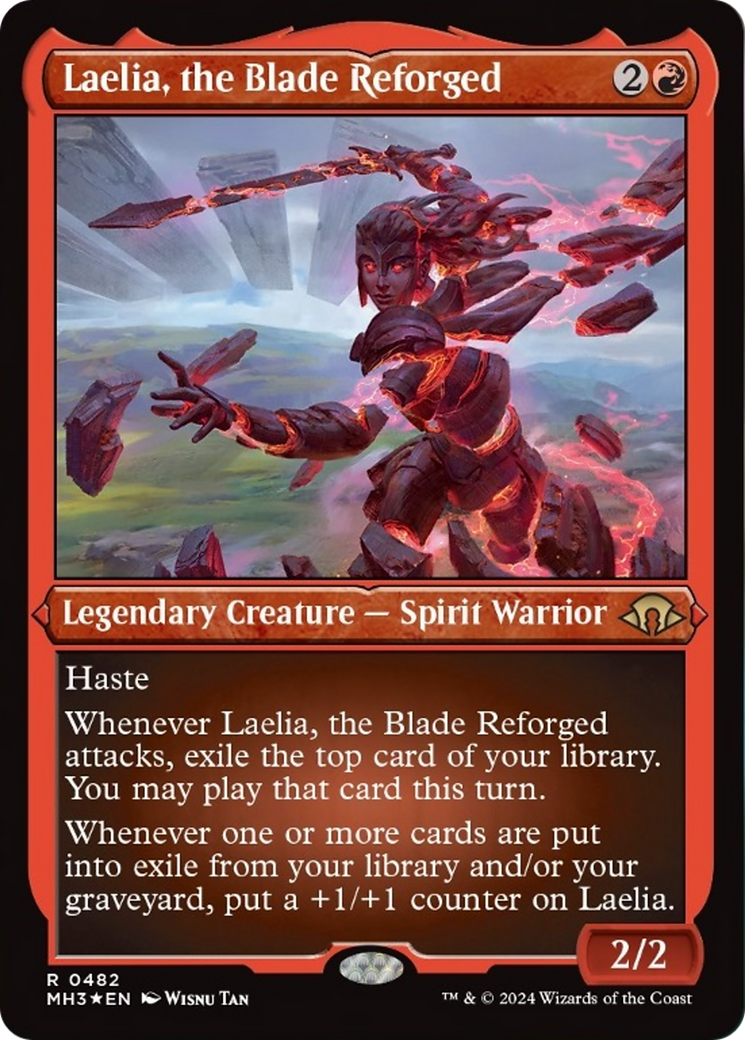 Laelia, the Blade Reforged (Foil Etched) [Modern Horizons 3] | Card Citadel