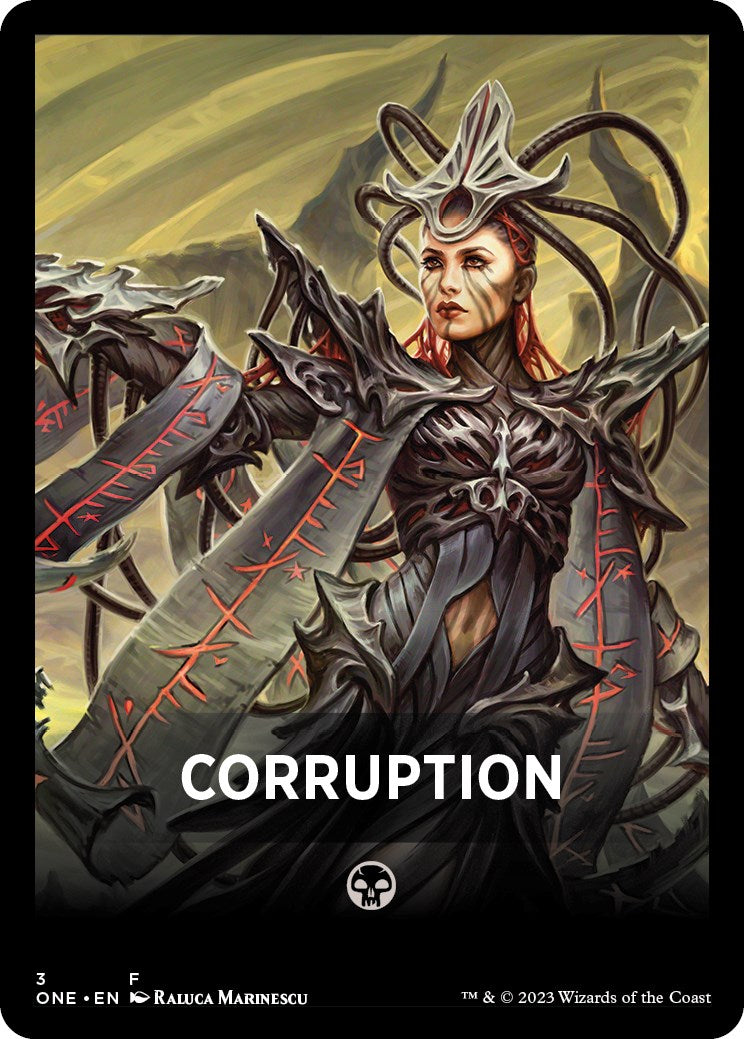 Corruption Theme Card [Phyrexia: All Will Be One Tokens] | Card Citadel