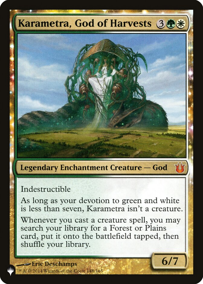 Karametra, God of Harvests [The List] | Card Citadel