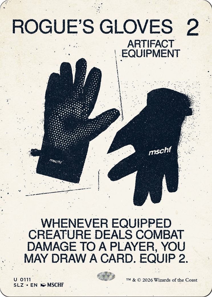 Rogue's Gloves (0111) [Secret Lair x MSCHF: The Zeta Set] | Card Citadel