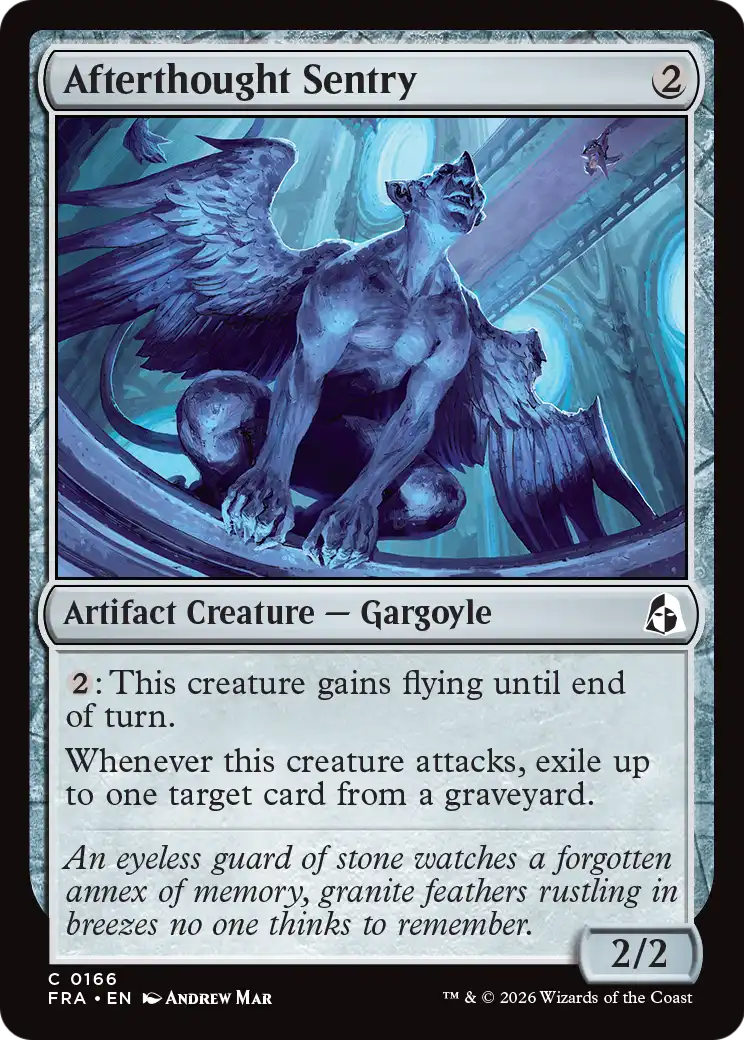 Afterthought Sentry [Reality Fracture] | Card Citadel