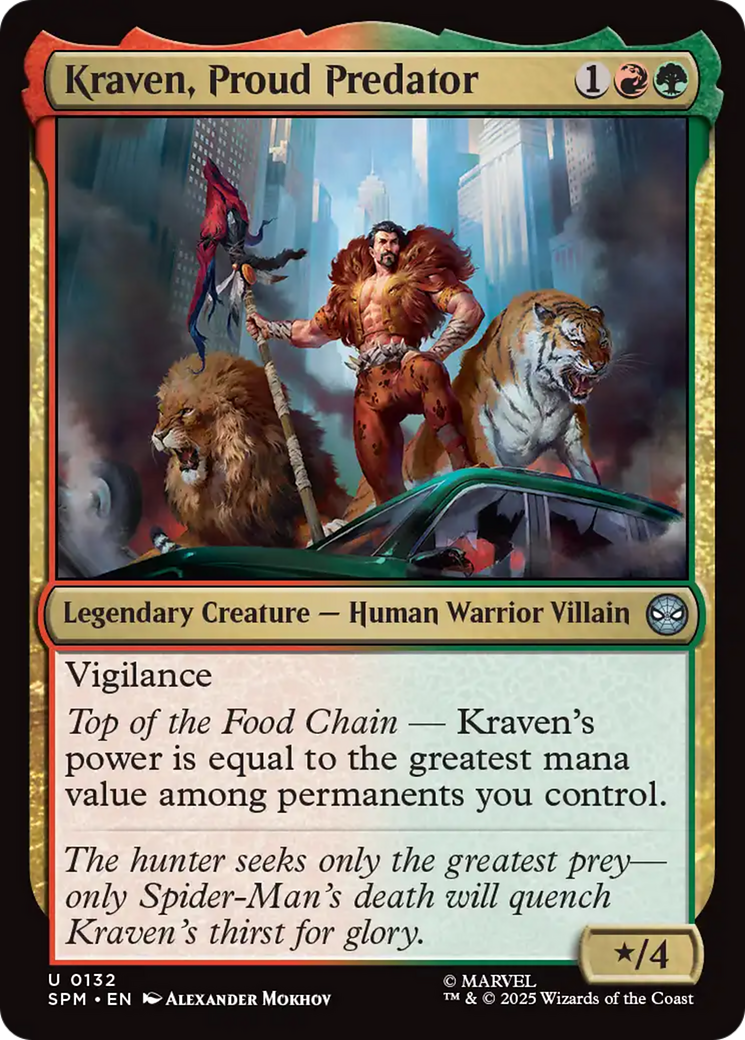 Kraven, Proud Predator [Marvel's Spider-Man] | Card Citadel