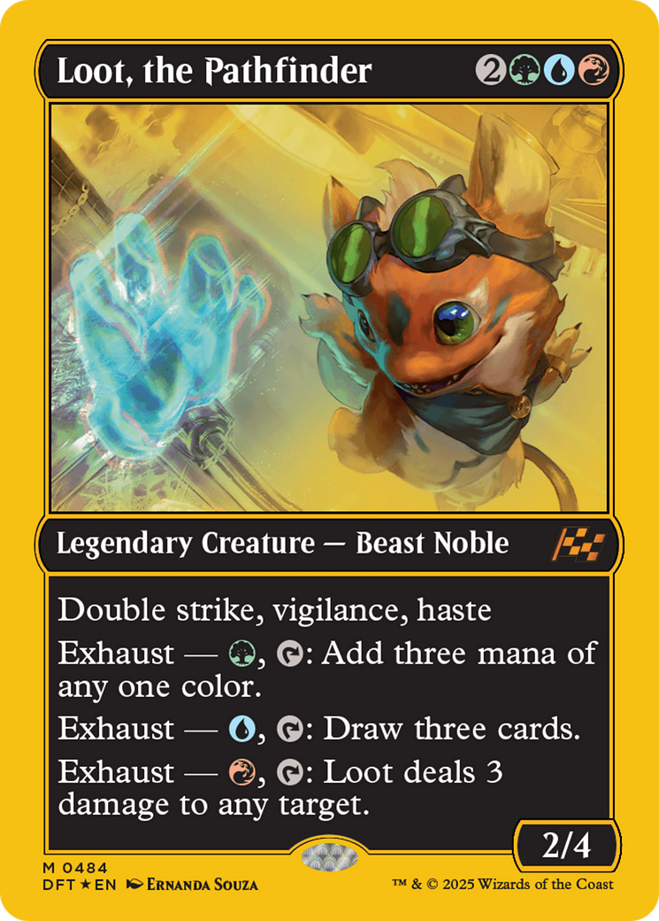 Loot, the Pathfinder (First-Place Foil) [Aetherdrift] | Card Citadel