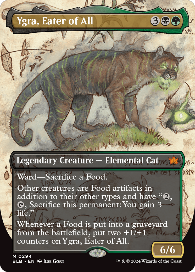 Ygra, Eater of All (Borderless) [Bloomburrow] | Card Citadel