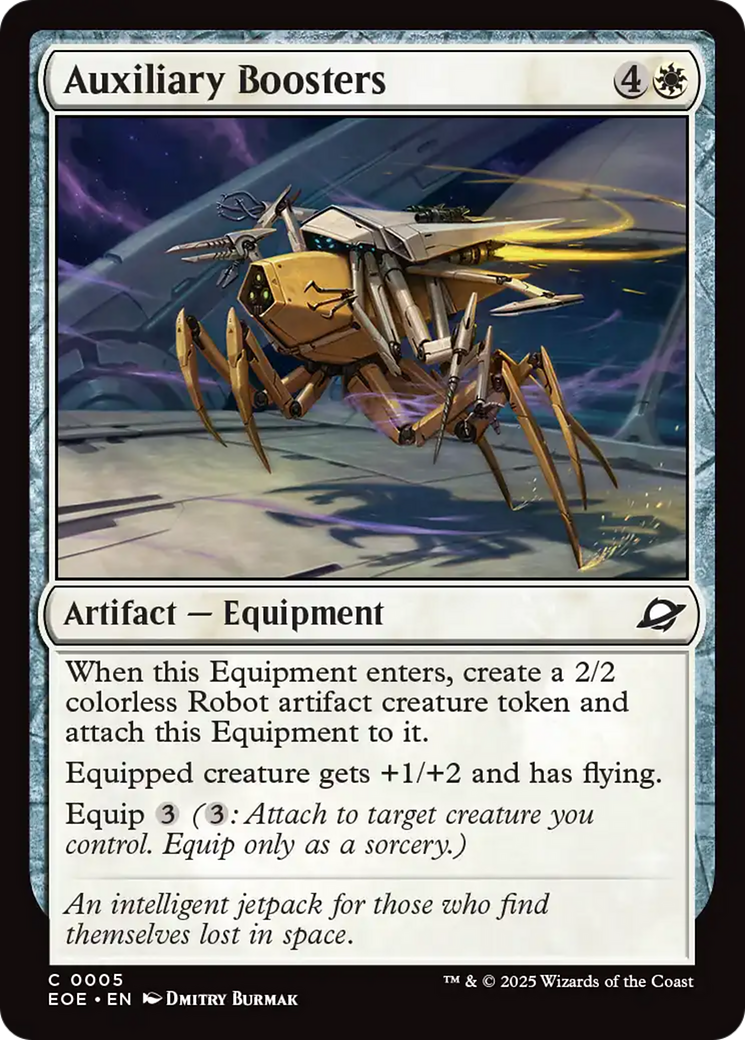 Auxiliary Boosters [Edge of Eternities] | Card Citadel