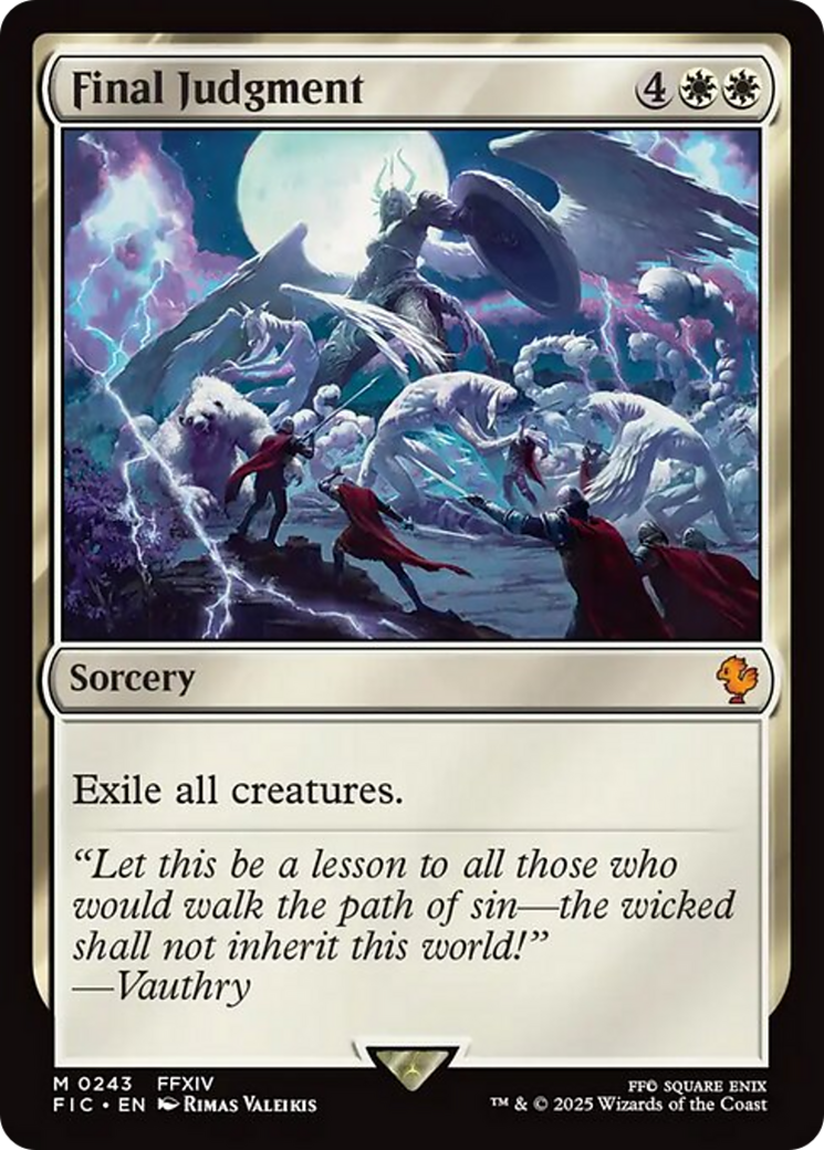 Final Judgment [FINAL FANTASY Commander] | Card Citadel