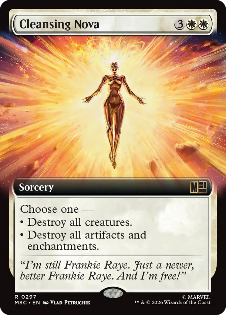 Cleansing Nova (Extended Art) [Marvel Super Heroes Commander] | Card Citadel
