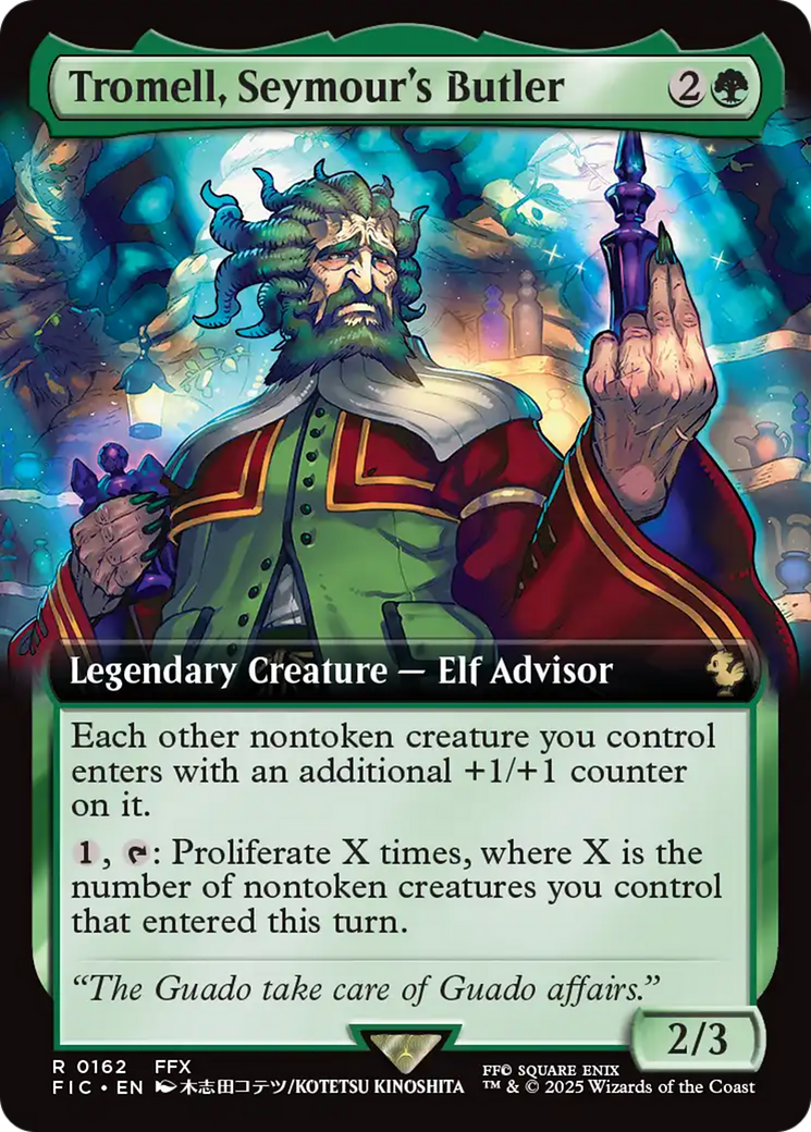 Tromell, Seymour's Butler (Extended Art) [FINAL FANTASY Commander] | Card Citadel
