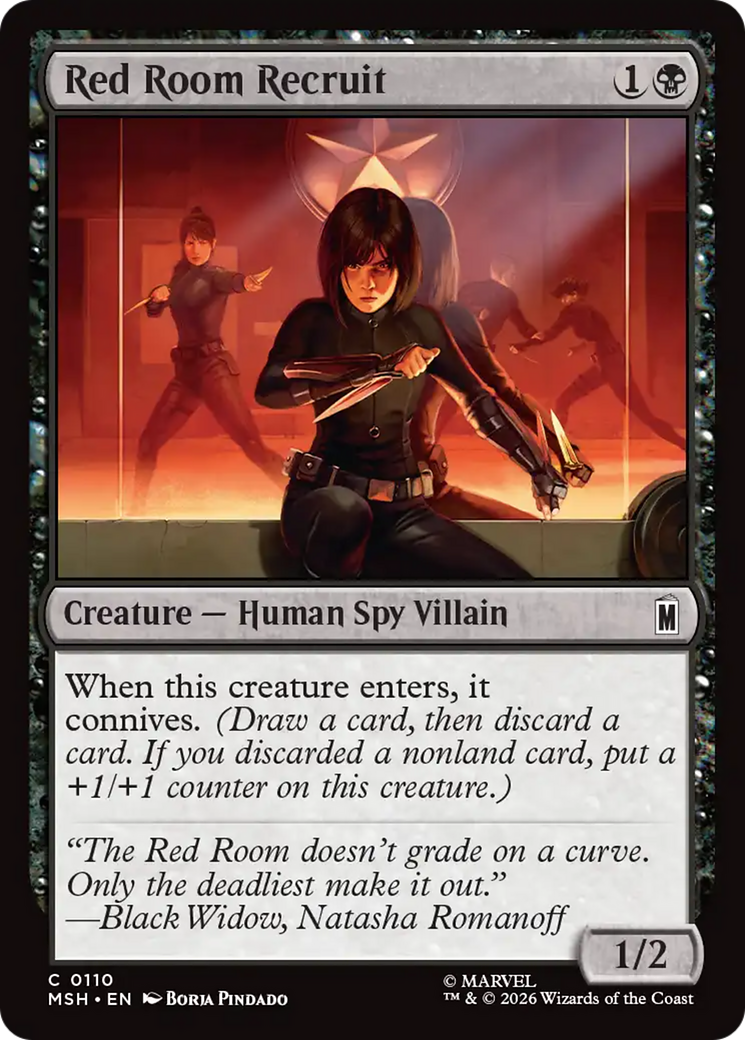 Red Room Recruit [Marvel Super Heroes] | Card Citadel