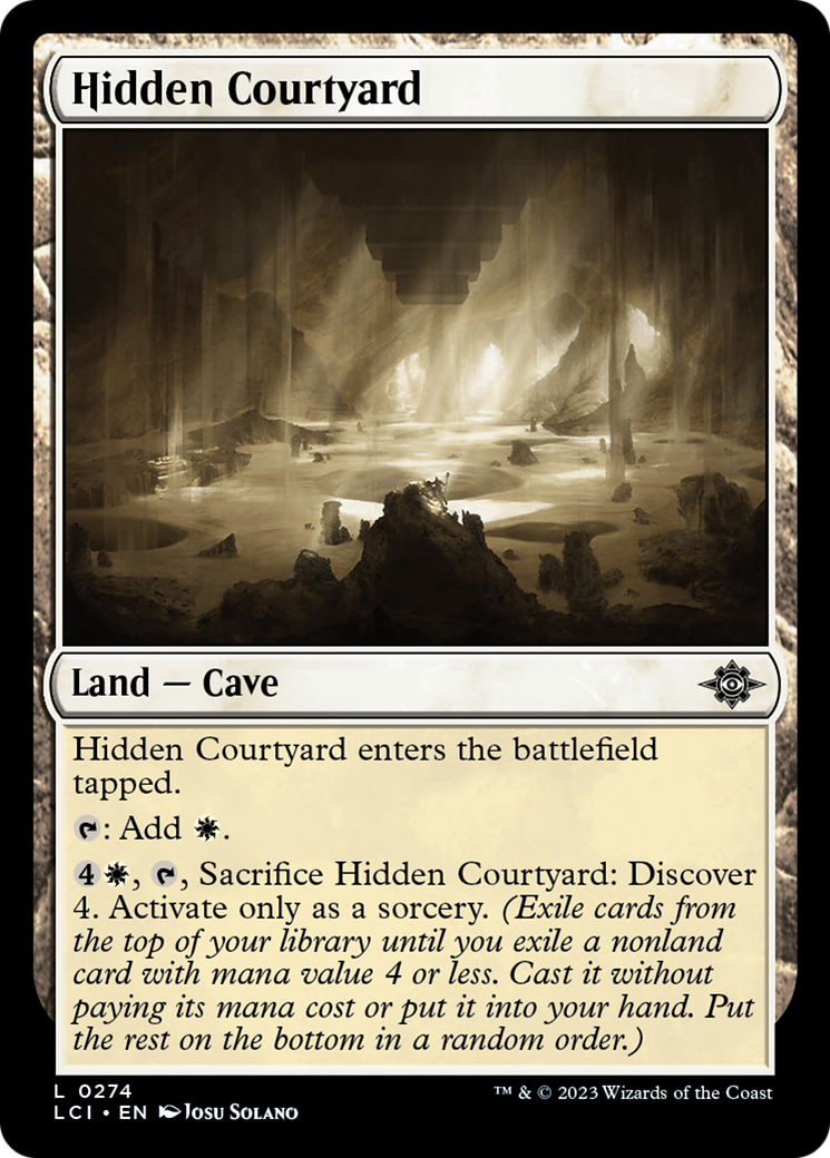 Hidden Courtyard [The Lost Caverns of Ixalan] | Card Citadel