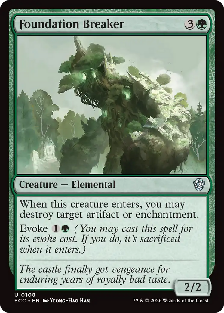 Foundation Breaker [Lorwyn Eclipsed Commander] | Card Citadel