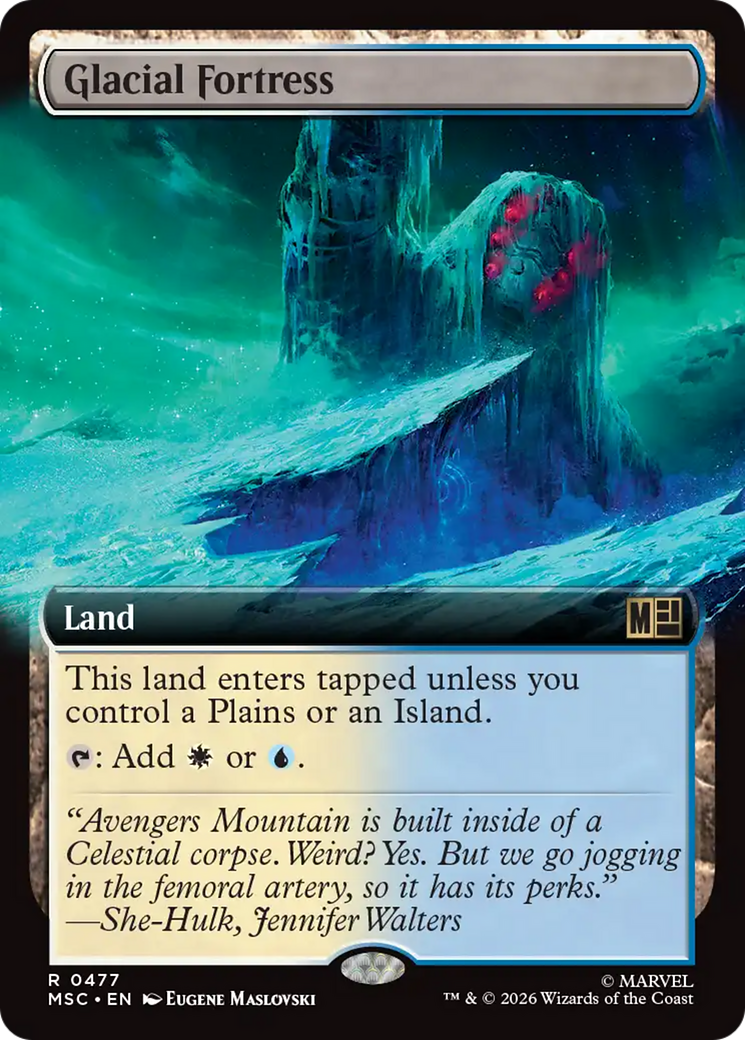 Glacial Fortress (Extended Art) [Marvel Super Heroes Commander] | Card Citadel