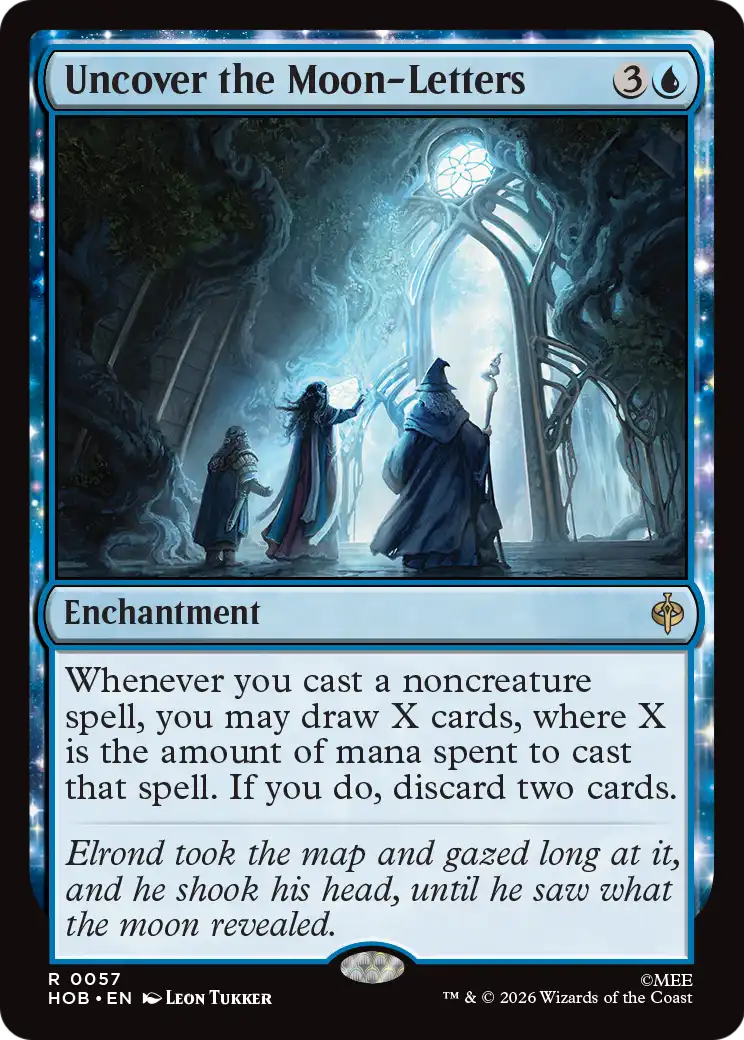 Uncover the Moon-Letters [The Hobbit] | Card Citadel