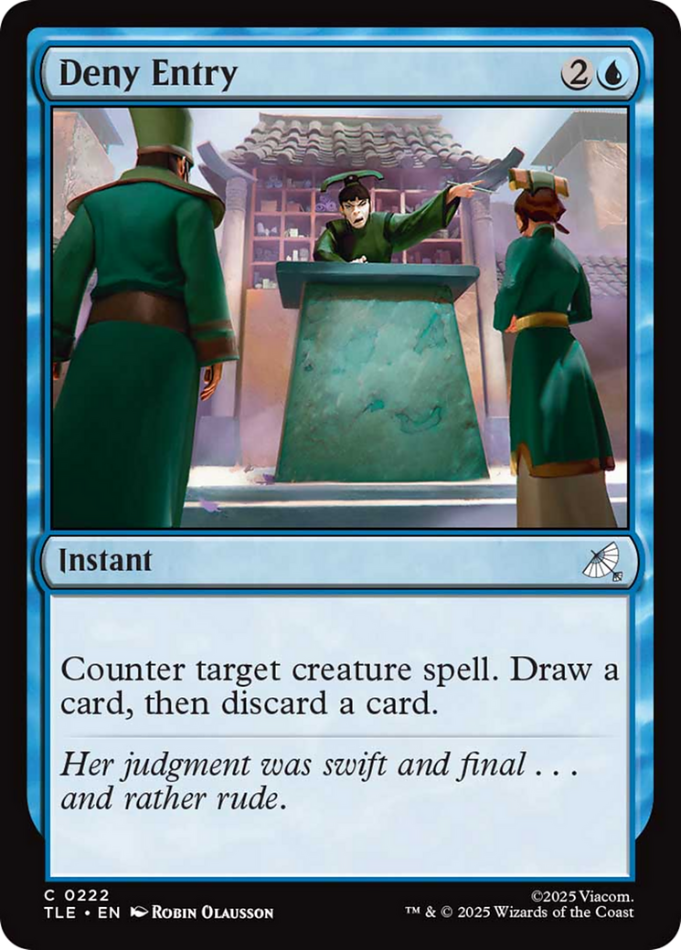 Deny Entry [Avatar: The Last Airbender: Eternal-Legal] | Card Citadel