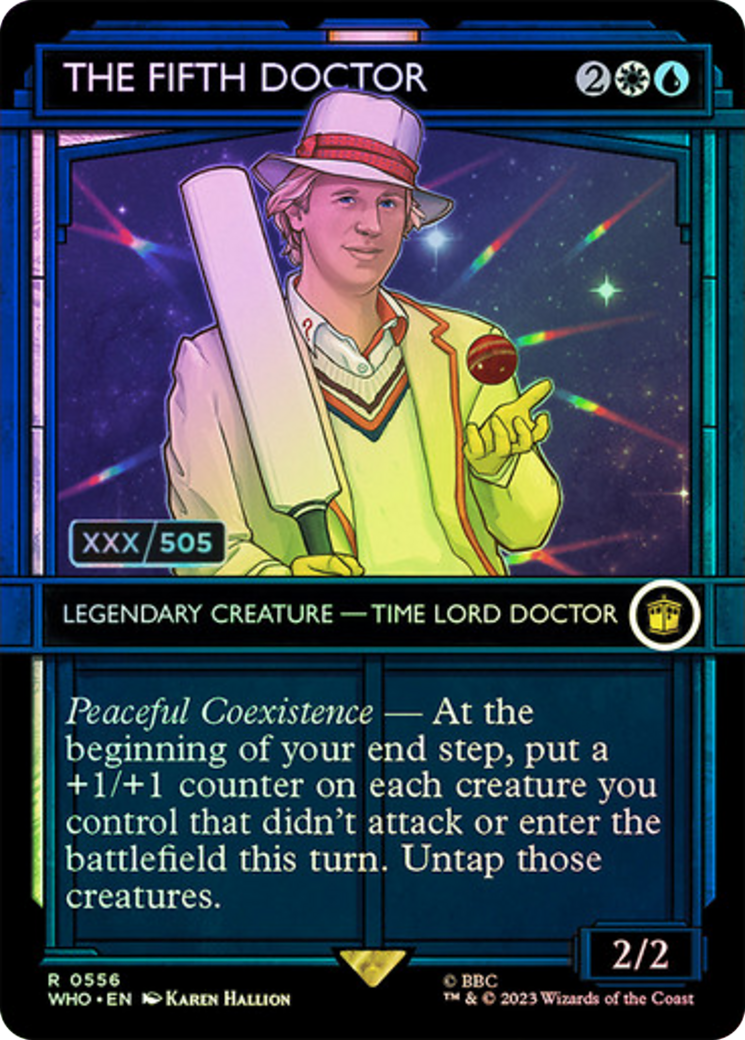 The Fifth Doctor (Serial Numbered) [Doctor Who] | Card Citadel