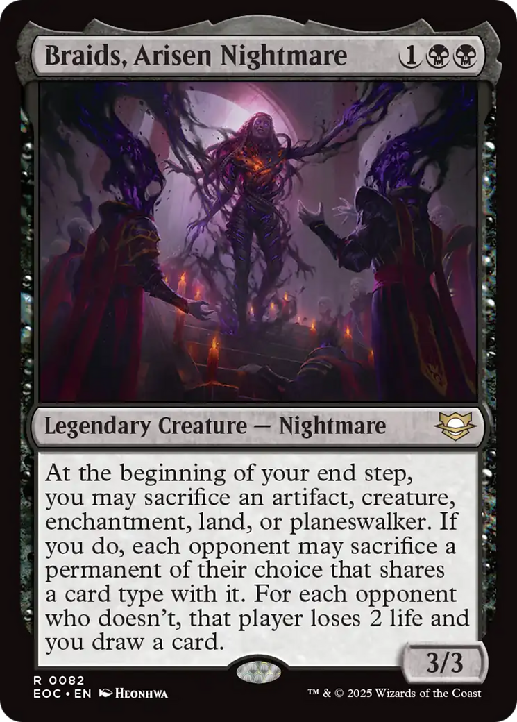 Braids, Arisen Nightmare [Edge of Eternities Commander] | Card Citadel
