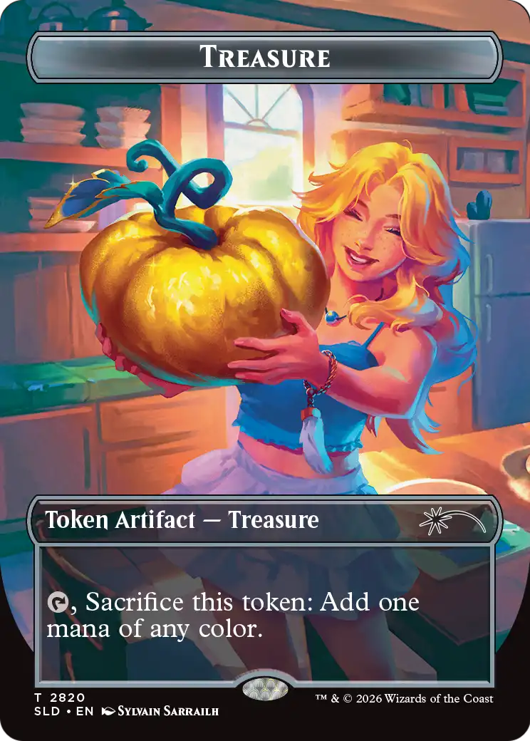 Treasure Token (2820) [Secret Lair Drop Series] | Card Citadel