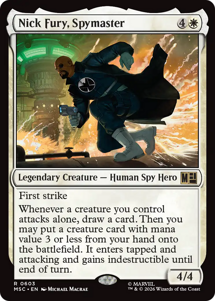 Nick Fury, Spymaster [Marvel Super Heroes Commander] | Card Citadel