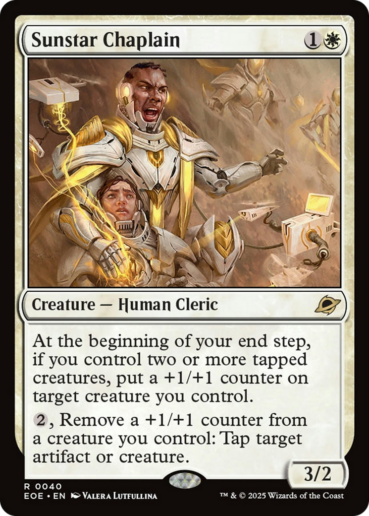Sunstar Chaplain [Edge of Eternities] | Card Citadel
