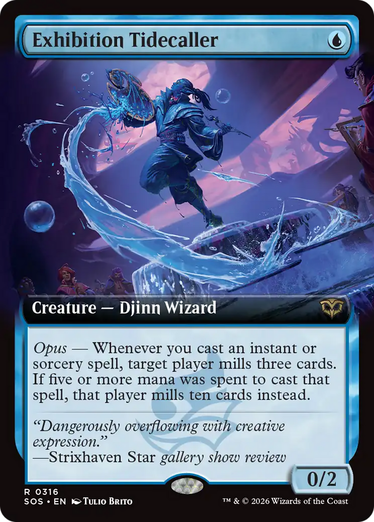 Exhibition Tidecaller (Extended Art) [Secrets of Strixhaven] | Card Citadel