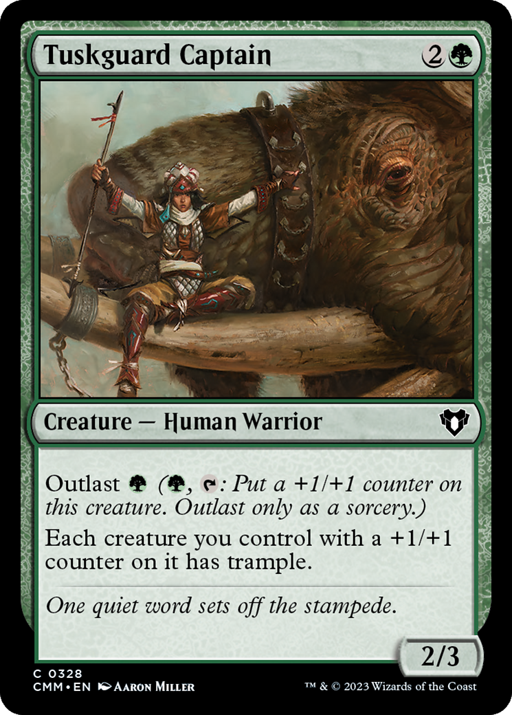 Tuskguard Captain [Commander Masters] | Card Citadel