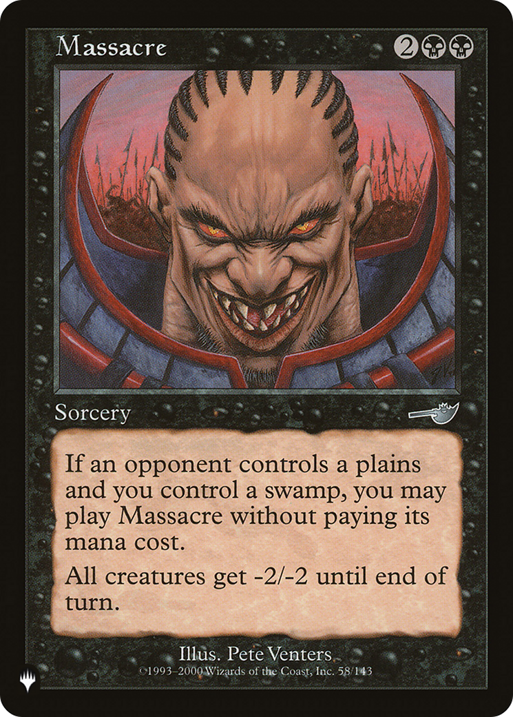 Massacre [The List Reprints] | Card Citadel