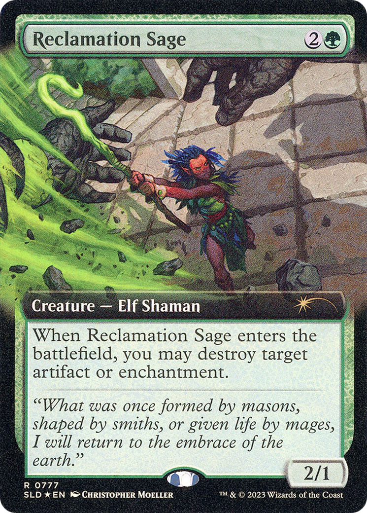 Reclamation Sage (Extended Art) [Secret Lair Drop Series] | Card Citadel
