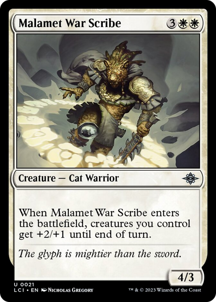 Malamet War Scribe [The Lost Caverns of Ixalan] | Card Citadel