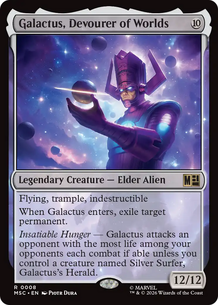 Galactus, Devourer of Worlds (Surge Foil) [Marvel Super Heroes Commander] | Card Citadel