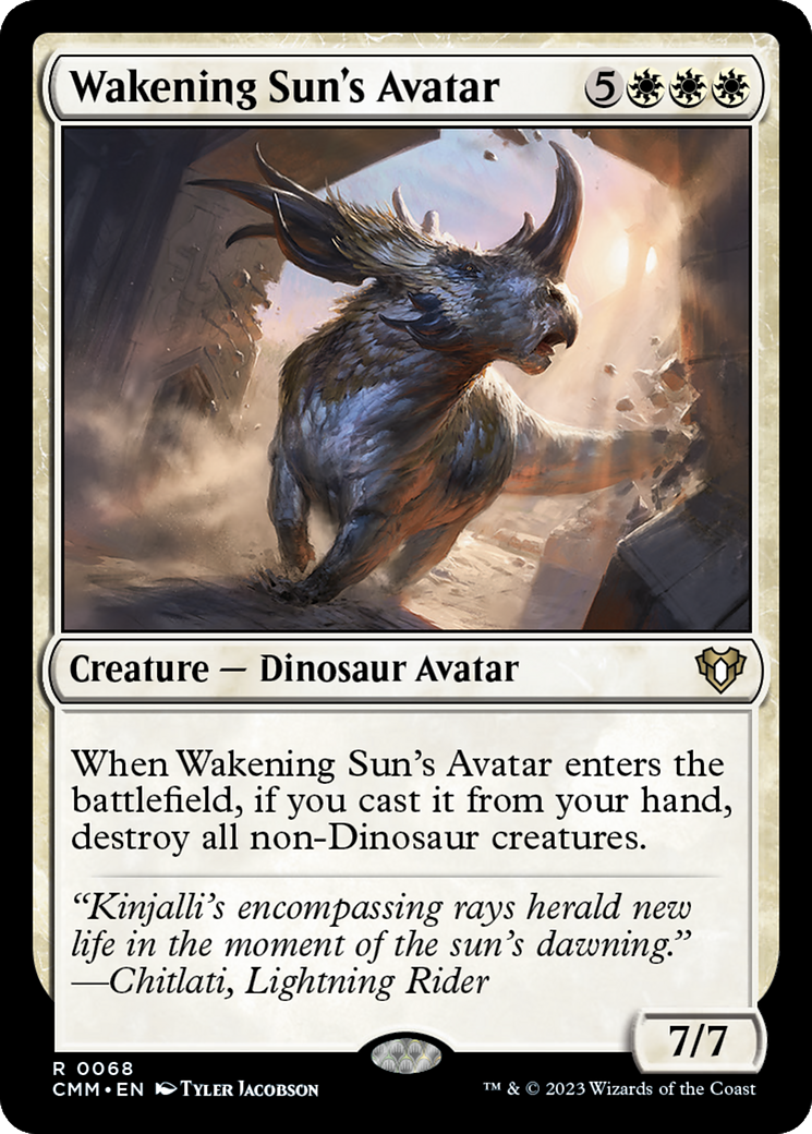 Wakening Sun's Avatar [Commander Masters] | Card Citadel