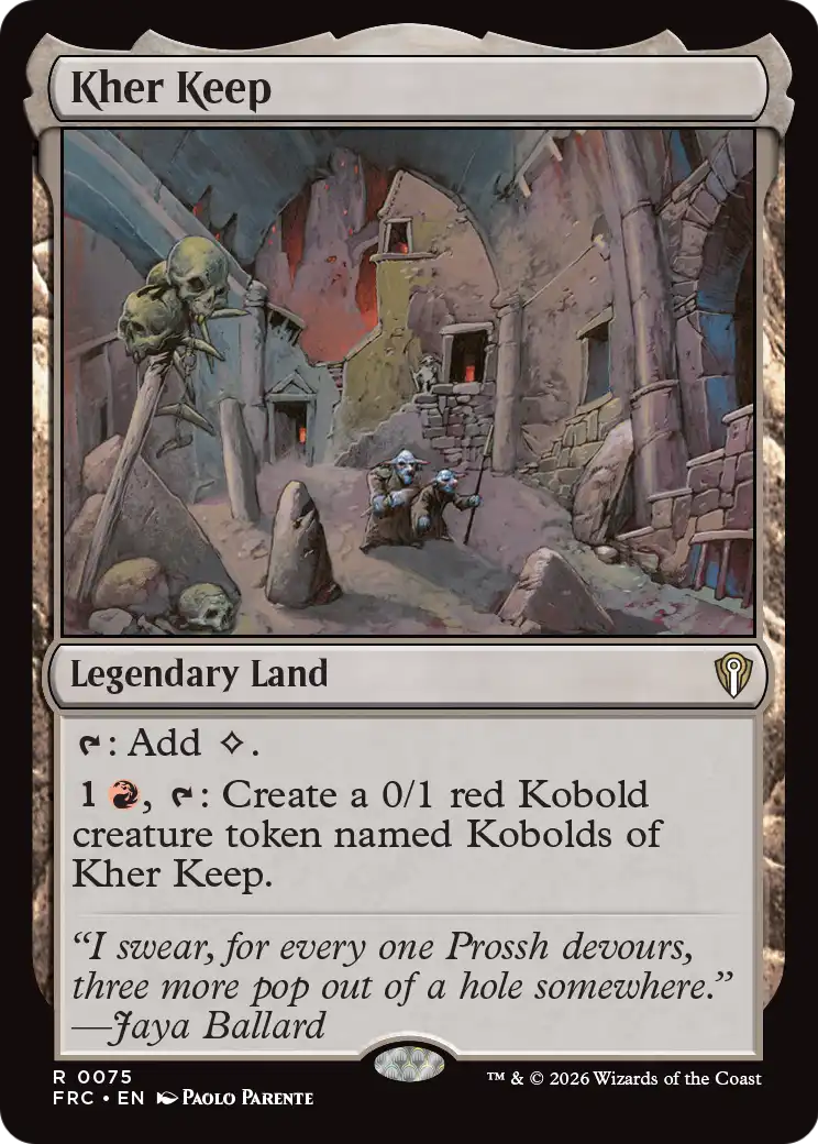 Kher Keep [Reality Fracture Commander] | Card Citadel