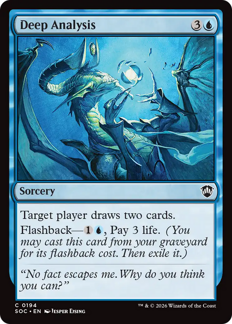 Deep Analysis [Secrets of Strixhaven Commander] | Card Citadel