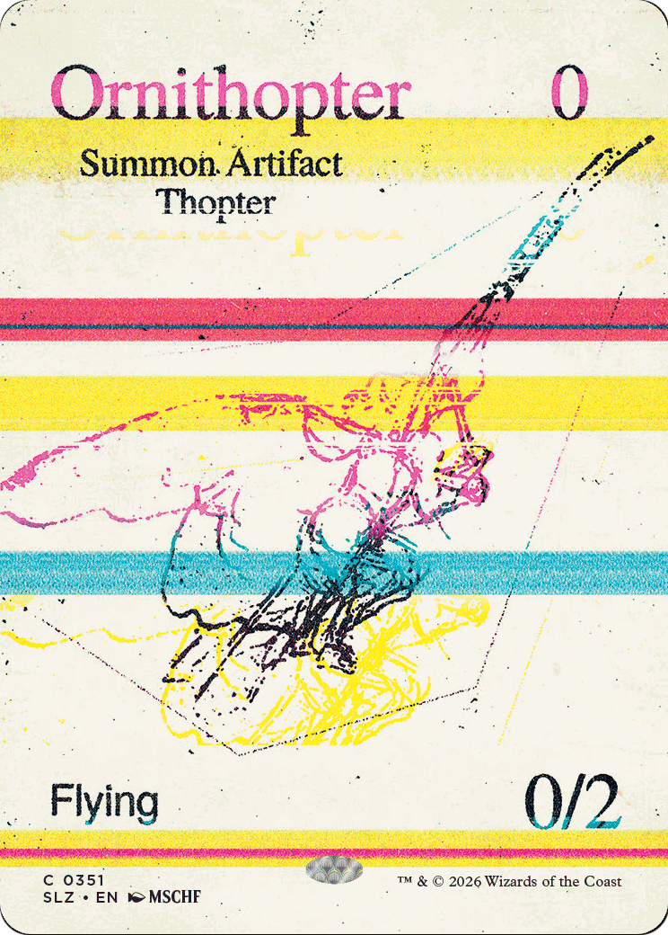 Ornithopter (0351) [Secret Lair x MSCHF: The Zeta Set] | Card Citadel