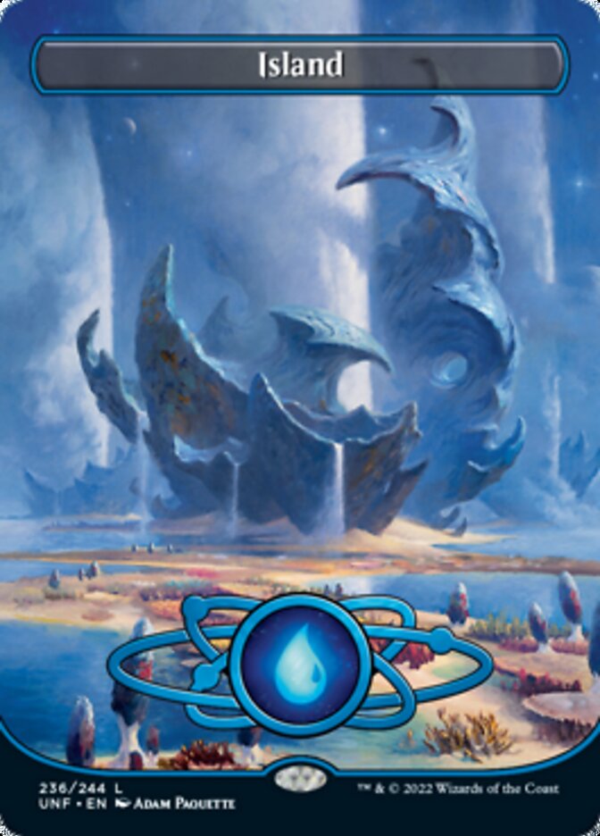 Island (236) (Planetary Space-ic Land) [Unfinity] | Card Citadel