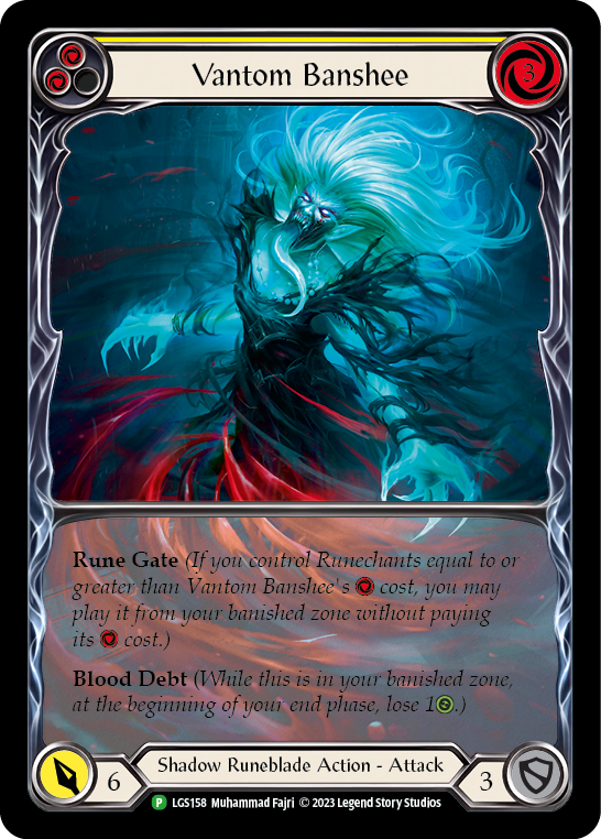 Vantom Banshee (Yellow) (Extended Art) [LGS158] (Promo)  Rainbow Foil | Card Citadel