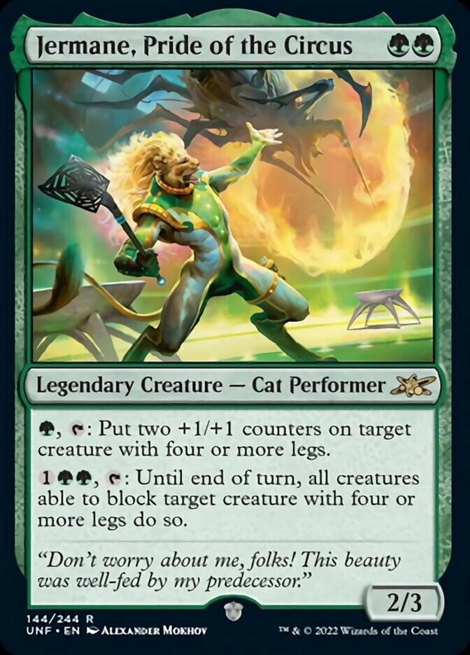 Jermane, Pride of the Circus [Unfinity] | Card Citadel