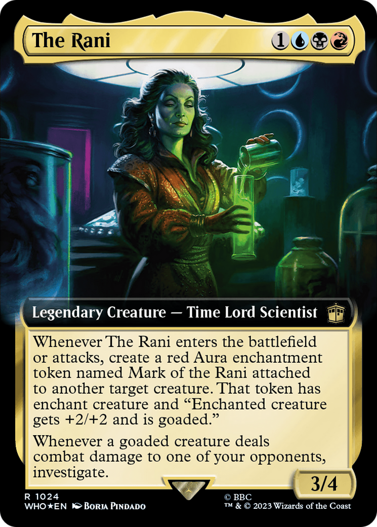 The Rani (Extended Art) (Surge Foil) [Doctor Who] | Card Citadel