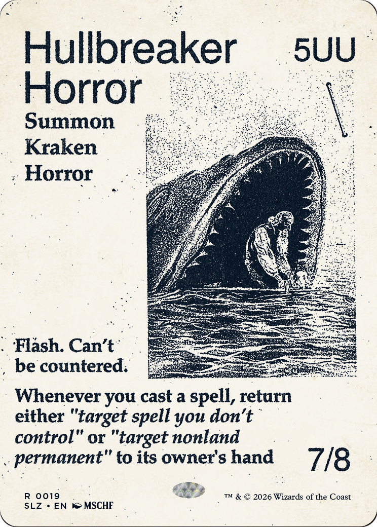 Hullbreaker Horror (0019) [Secret Lair x MSCHF: The Zeta Set] | Card Citadel