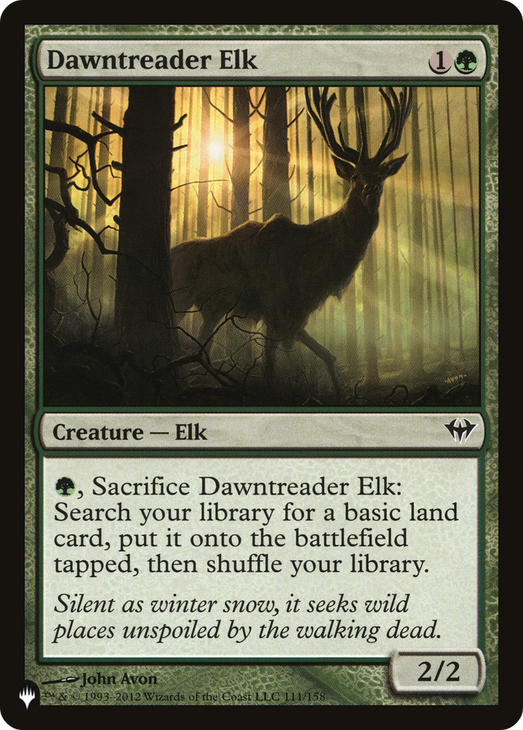 Dawntreader Elk [The List Reprints] | Card Citadel