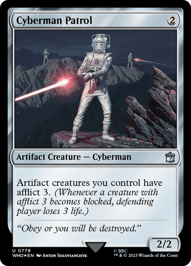 Cyberman Patrol (Surge Foil) [Doctor Who] | Card Citadel