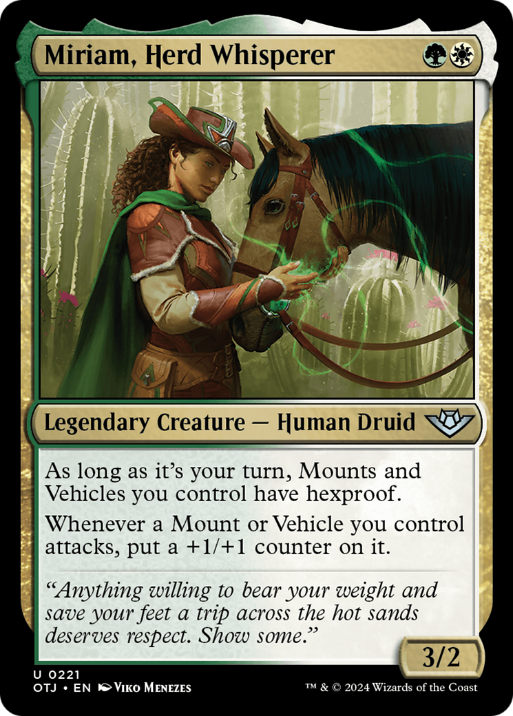 Miriam, Herd Whisperer [Outlaws of Thunder Junction] | Card Citadel