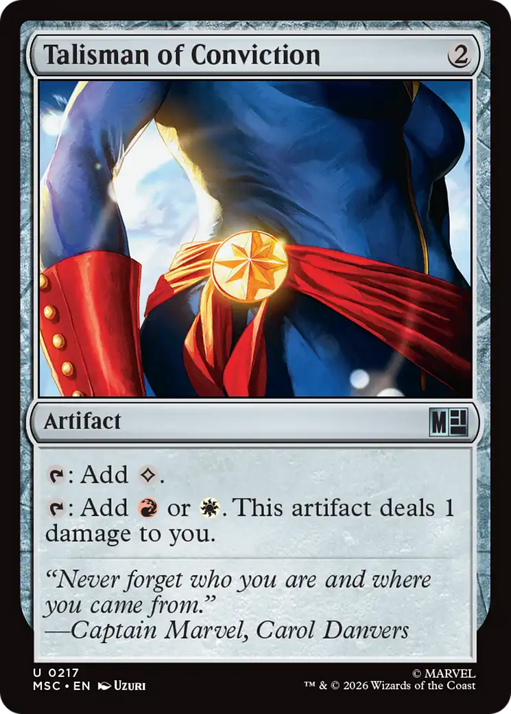 Talisman of Conviction [Marvel Super Heroes Commander] | Card Citadel