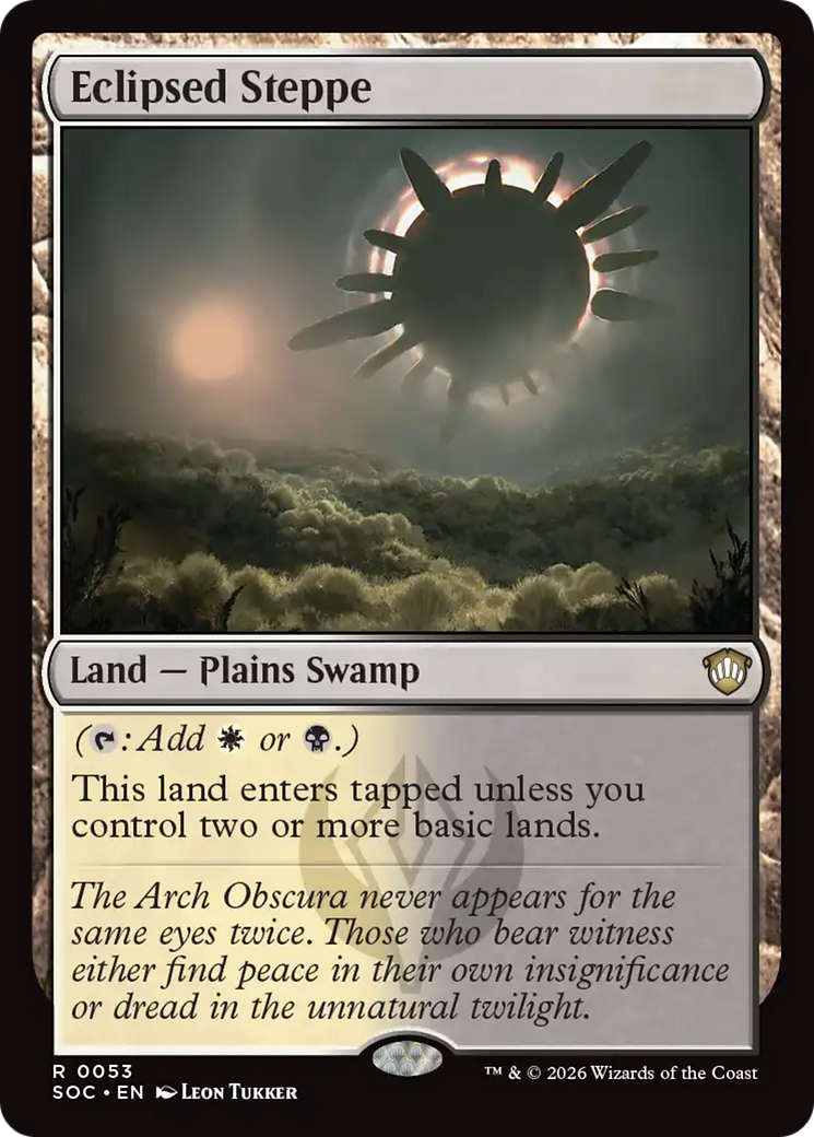 Eclipsed Steppe [Secrets of Strixhaven Commander] | Card Citadel