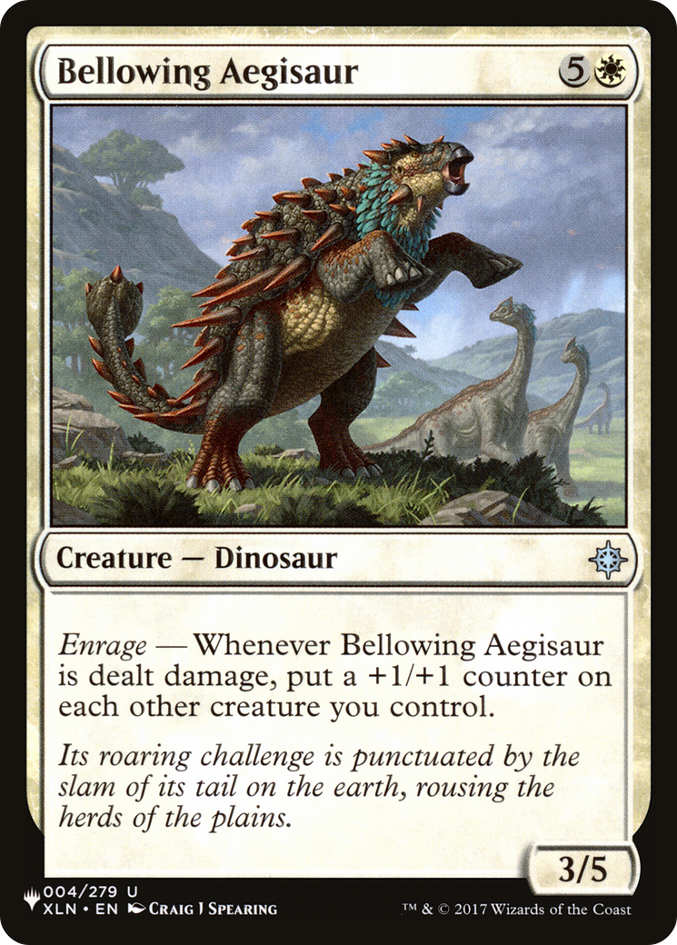 Bellowing Aegisaur [The List Reprints] | Card Citadel