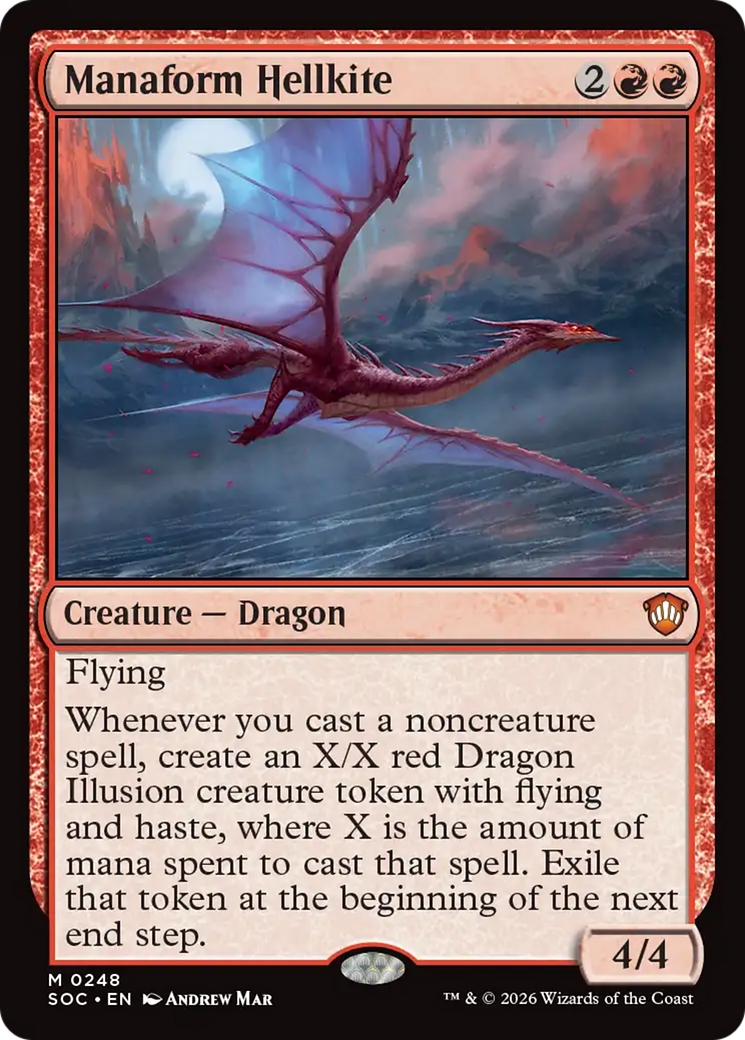 Manaform Hellkite [Secrets of Strixhaven Commander] | Card Citadel